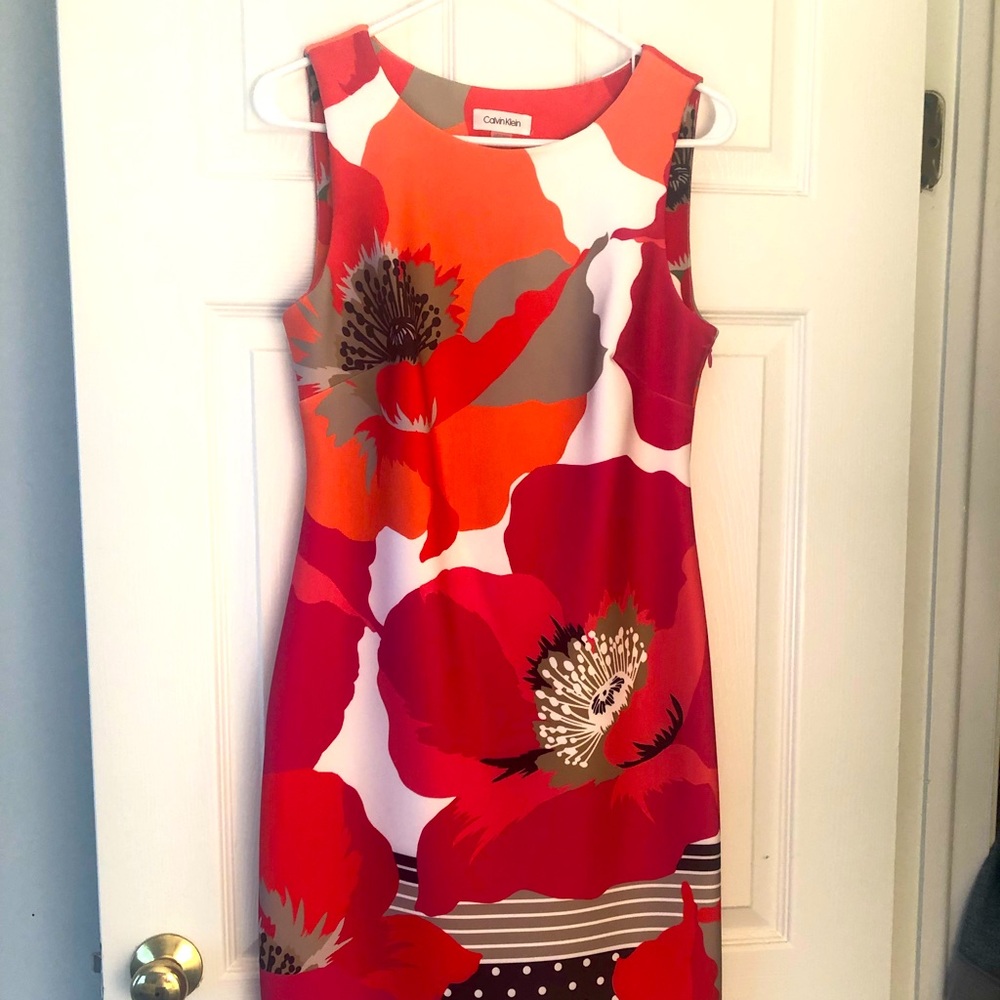 Calvin Klein Scuba Dress, Size 6